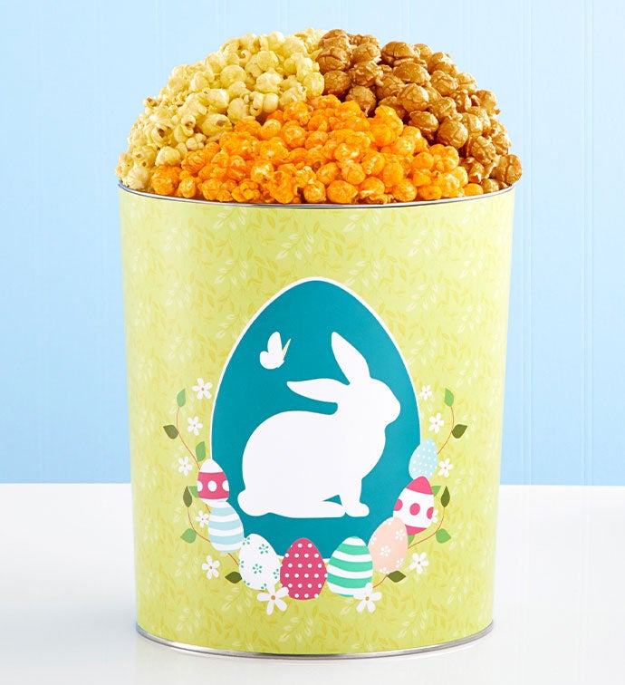 Bunny Pop 3 1/2 Gallon 3 Flavor Popcorn Tin